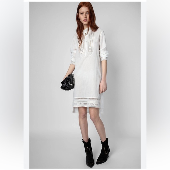 $448 Zadig & Voltaire Redda  Dress Small NWT - Picture 1 of 14